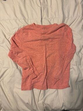 Cat & Jack Coral Heathered Crewneck Tee